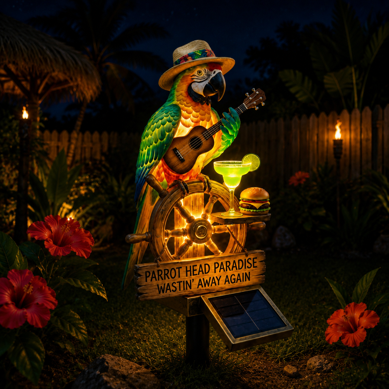 🔥Last Day 49% OFF🔥-🌴Solar Powered Parrot Garden Light- "Wastin" Away Again-JX