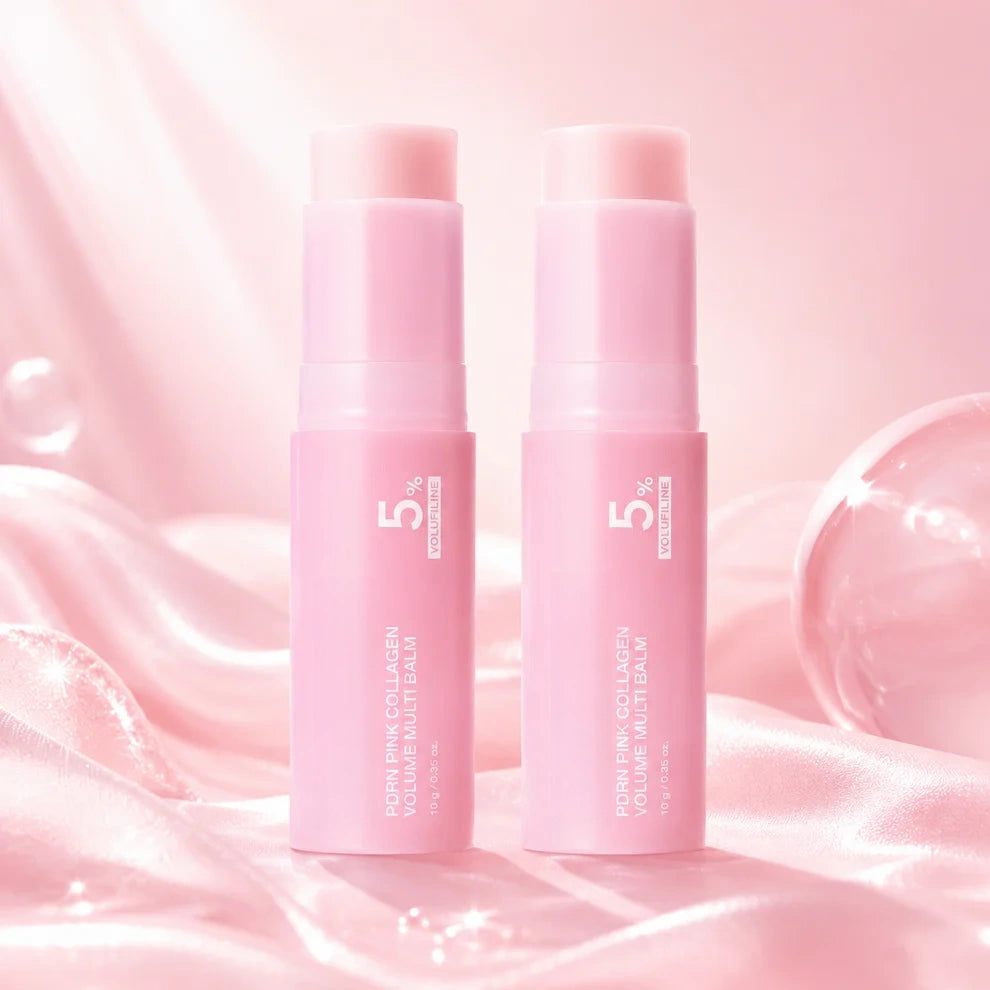 🔥LAST DAY 60% OFF🎁 Pink Collagen Volume Balm – Instant Glow & Hydration Stick-CW