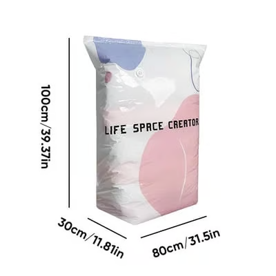 🧳No‑Pump Vacuum Storage Bags – Press & Seal, No Pump Needed. Saves 80% Space, Keeps Clothes Dry & Dust‑Free-ZGD