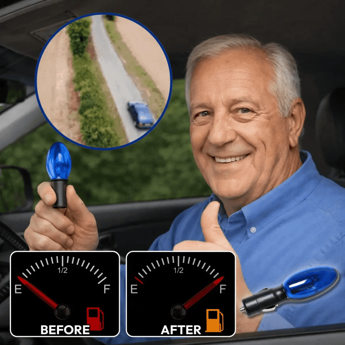 🚗 2026 New Upgrade FuelShark Fuel Sync Device – Automotive Gas Saver for Cars & Trucks, Spill Saver-CW