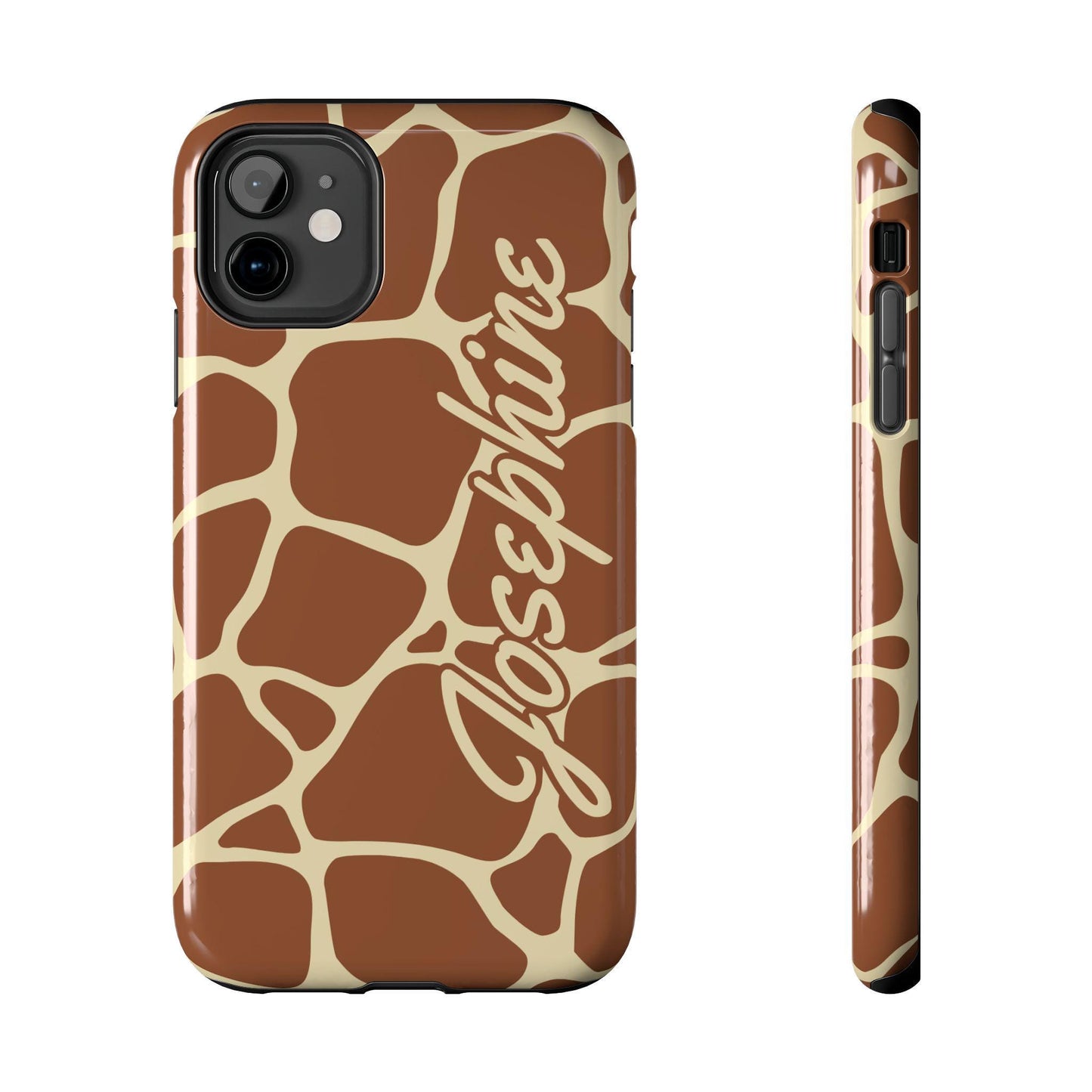 Custom Giraffe Print Phone Case, Animal Print Case