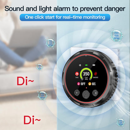 🏠 5-in-1 Smart Air Safety Monitor-YH