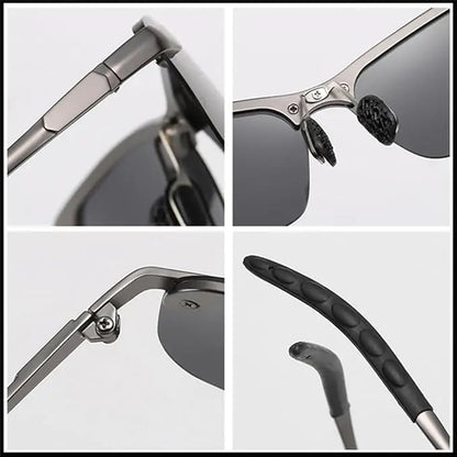 Heroiy™ HD Polarized Photochromic Sunglasses UV400 Protection | Retro Oversized Square | Unisex 2026 Essential  -YH