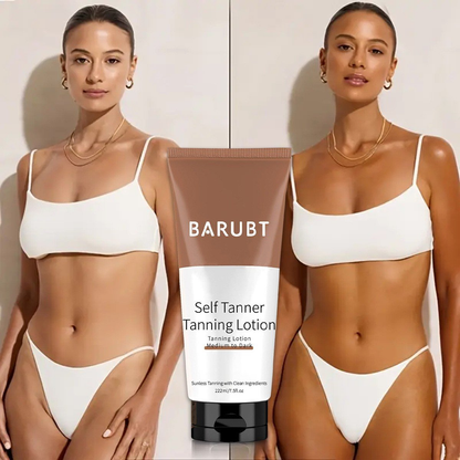 Self Tanner Body Lotion - Best Gradual Natural Bronzed Sunless Hydrating Streak Free Tanning Glow , Vegan Cruelty Free Pregnancy Safe-ZGD