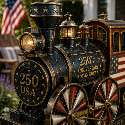 🔥Limited time 55% OFF🔥🚂USA 250 “Liberty Express” Train Garden Wind Spinner -✈️ (Free Delivery Fee)-JX