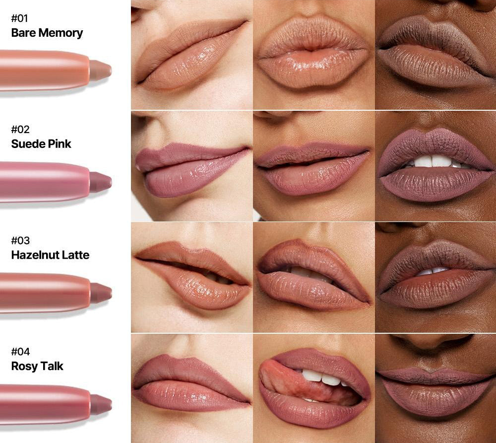 Easy Glide Lip Liner — Creamy, Blendable Color with Smooth Application-ZGD