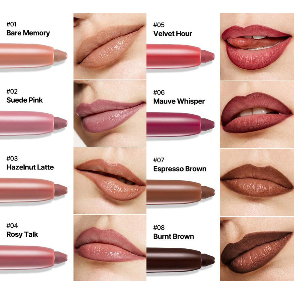Easy Glide Lip Liner — Creamy, Blendable Color with Smooth Application-ZGD