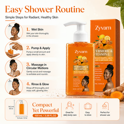 Turmeric + Vitamin C Body Polish – Exfoliate, Moisturize & Glow-ANN