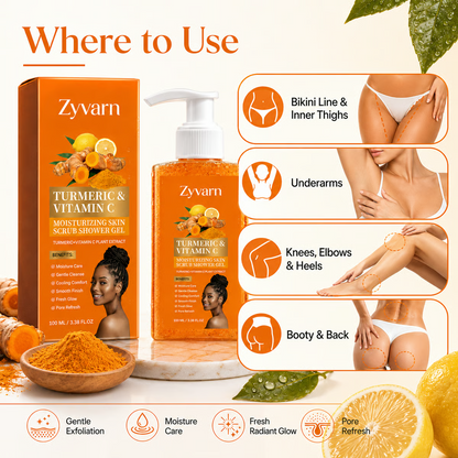Turmeric + Vitamin C Body Polish – Exfoliate, Moisturize & Glow-ANN