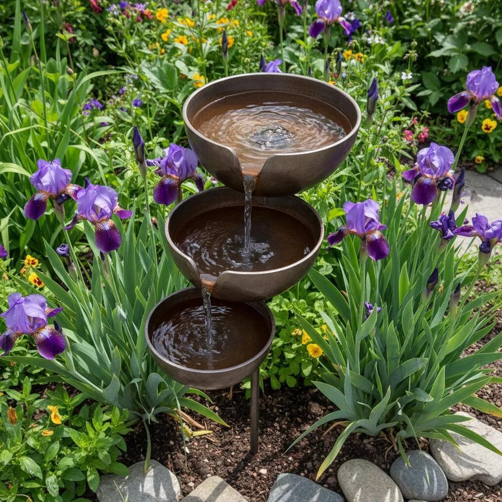 🔥Hot Sale🔥Bring Life Back To Your Garden – Rain Catcher Bird Bath 🌿🐦-YH