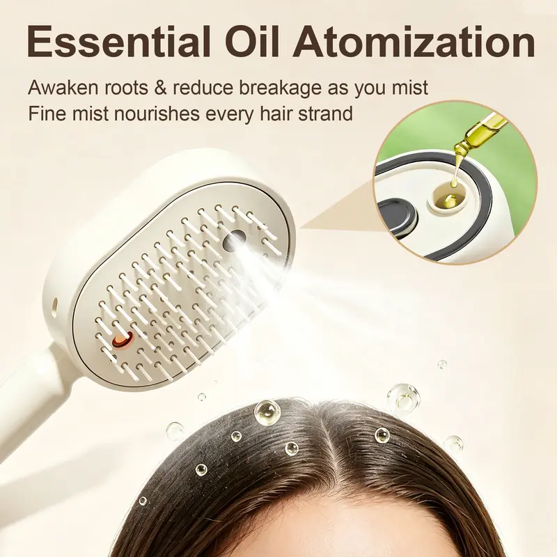 🔥Day Sale 50% OFF🔥Electric Spray Air Cushion Massage Comb-YH