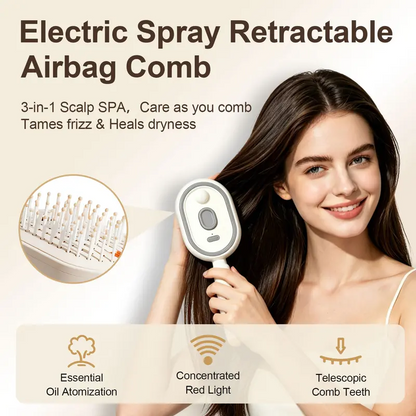 🔥Day Sale 50% OFF🔥Electric Spray Air Cushion Massage Comb-YH