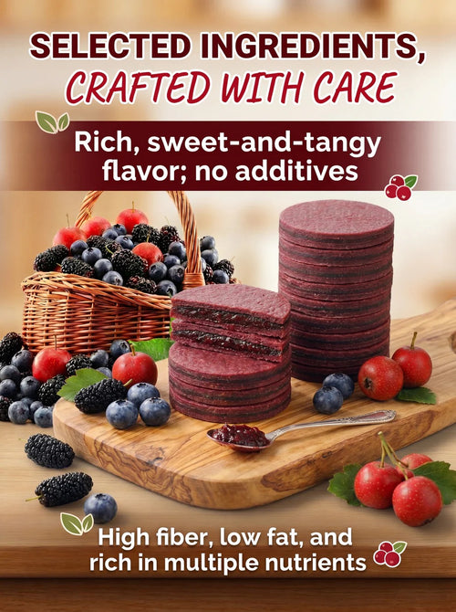 🌿Pure natural 🫐blueberry and 🍇mulberry stuffed 🍒hawthorn slices-ANN