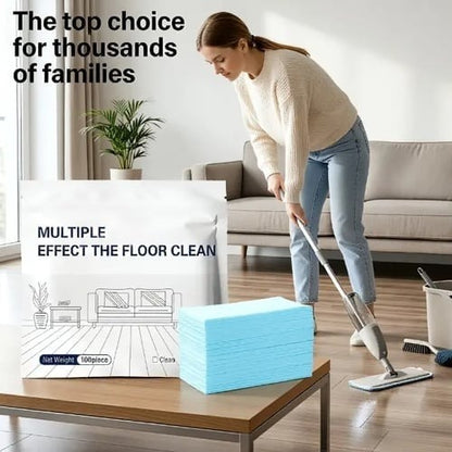 🌸Fresh Scent Multi-Surface Floor Cleaning Tablets - Antibacterial Mopping Sheets for All Floors ✨-CW