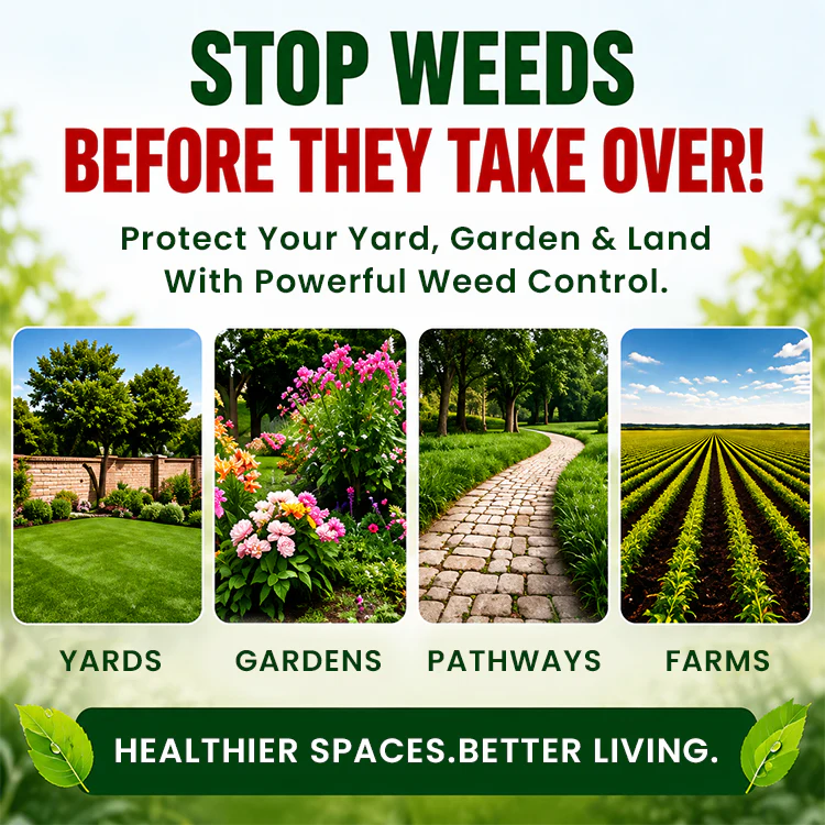 🌿 Fast-Acting Weed Control Powder - High-Efficiency Root Killer for Lawns & Gardens 💥-CW