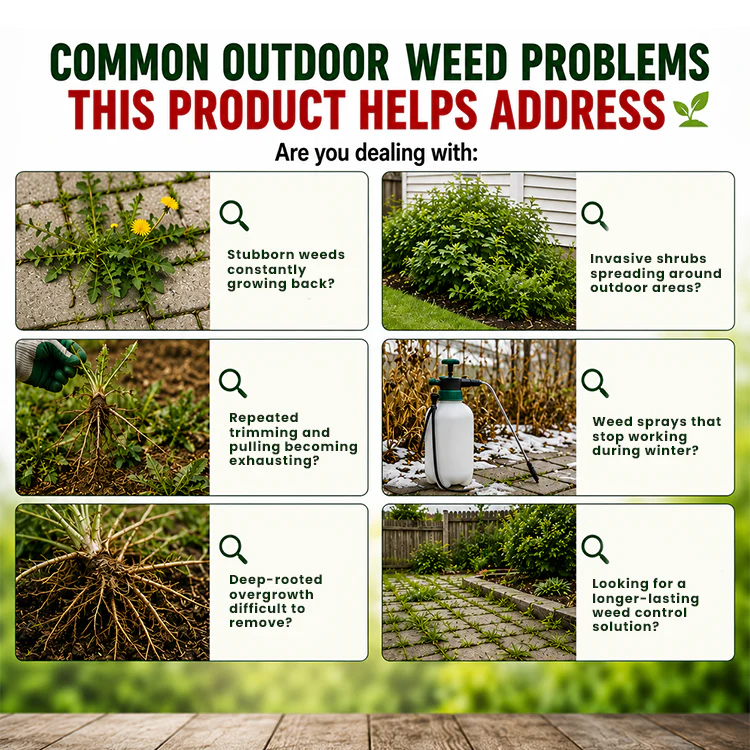 🌿 Fast-Acting Weed Control Powder - High-Efficiency Root Killer for Lawns & Gardens 💥-CW