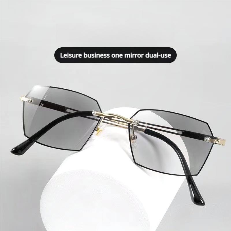 Frameless Progressive Smart Vision Glasses – Multi-Focus Clarity with Blue Light Protection-YH
