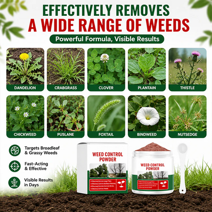 🌿 Fast-Acting Weed Control Powder - High-Efficiency Root Killer for Lawns & Gardens 💥-CW