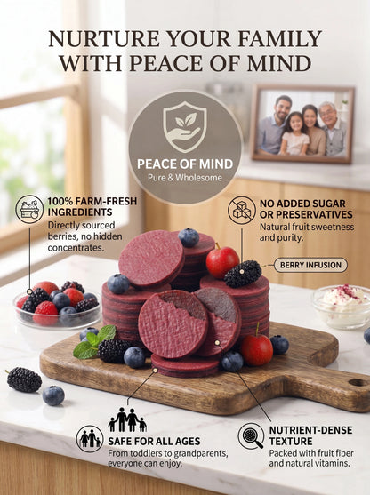 🌿Pure natural 🫐blueberry and 🍇mulberry stuffed 🍒hawthorn slices-ANN