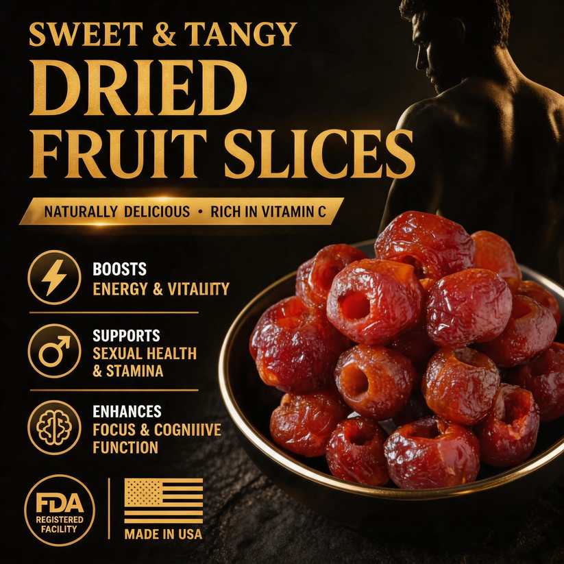 🍅🫒 Men’s Vitality Revival 🔥 Hollow dried hawthorn berries for Natural Energy, Stamina & Confidence -JX