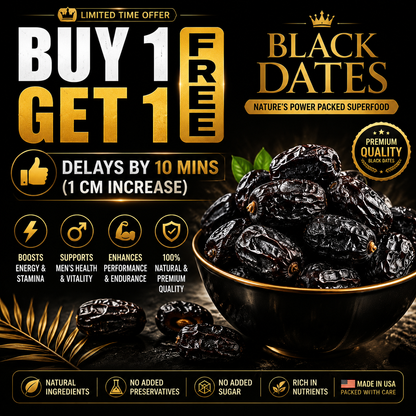 🍅🏆 Ultimate Testosterone Revival with Black Dates 🖤🔥 Support Energy, Stamina & Bedroom Confidence Naturally 💪⚡-YH