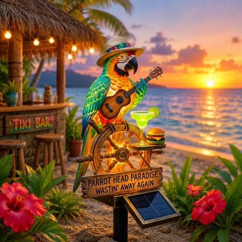 🔥Last Day 49% OFF🔥-🌴Solar Powered Parrot Garden Light- "Wastin" Away Again-JX