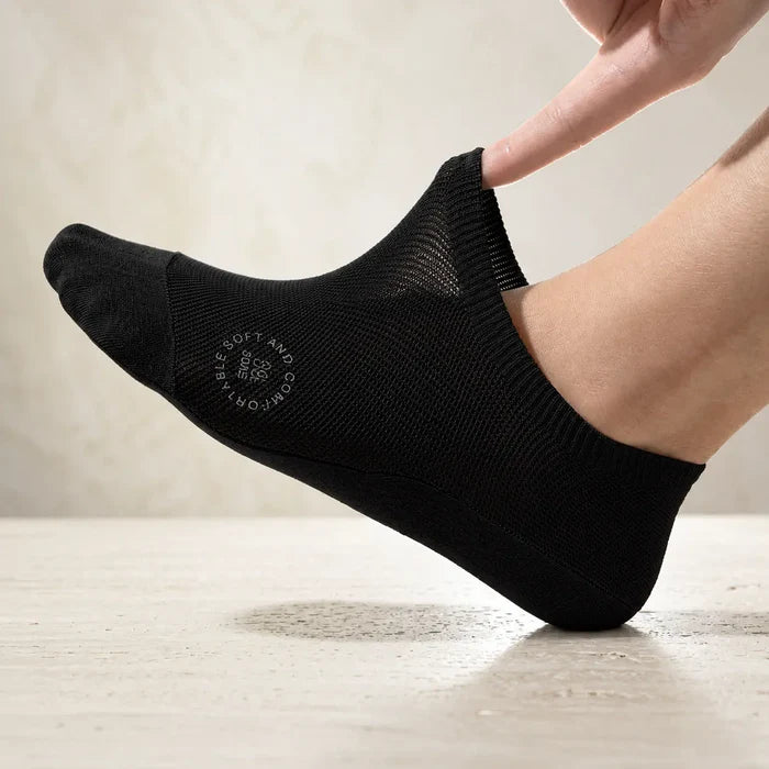 Breathable Reinforced No-Show Socks-ZGD