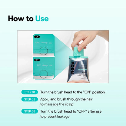 PDRN Microneedle Scalp Serum Brush – Hair Thickening & Root Activating Treatment for Fuller, Healthier-Looking Hair-YH