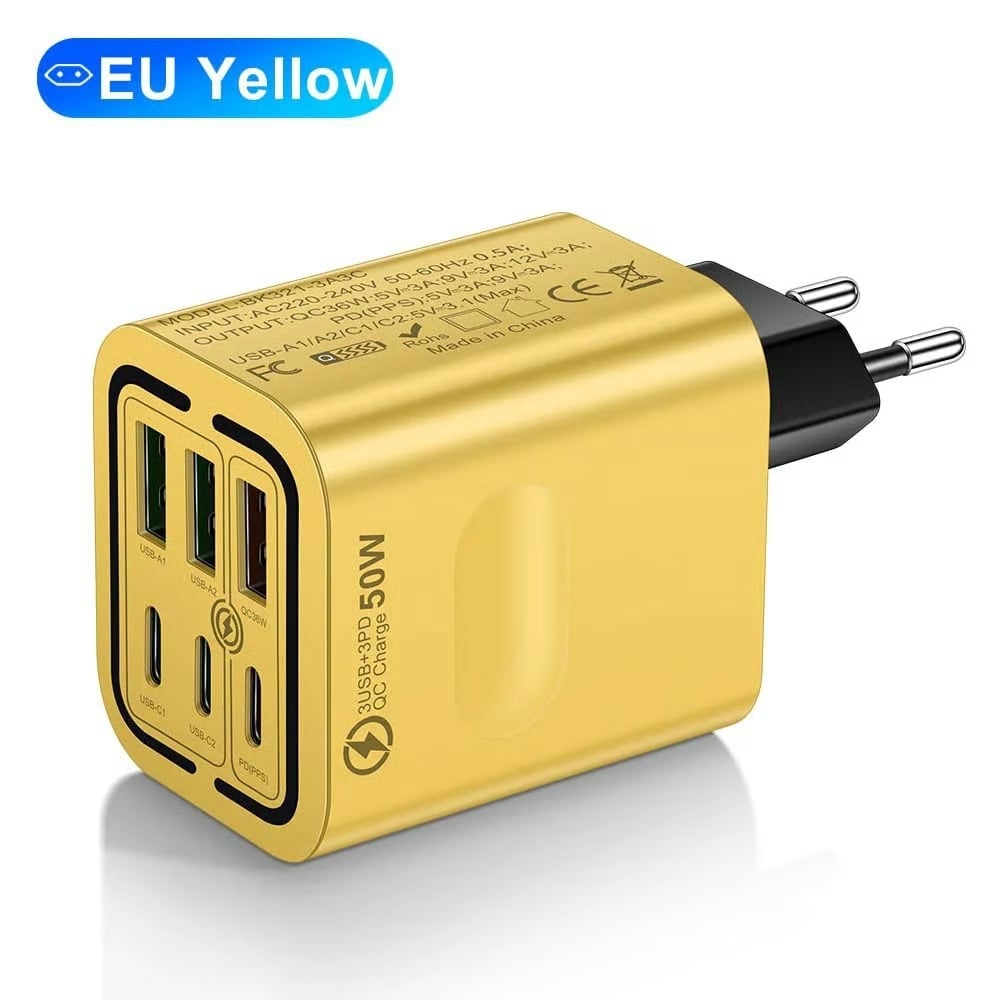 EU Plug-Yellow