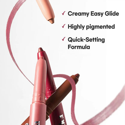 Easy Glide Lip Liner — Creamy, Blendable Color with Smooth Application-ZGD