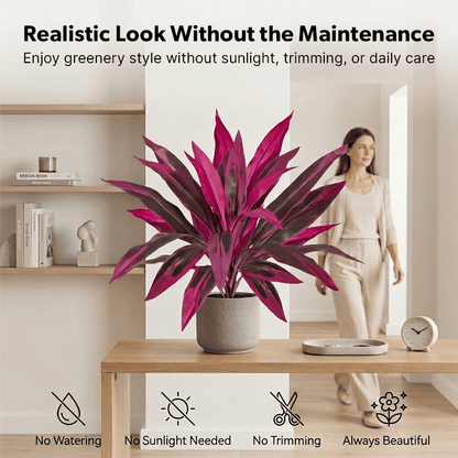 🎁 Last Day 60% OFF - Artificial Boston Fern & Dragon's Blood Tree Plants-YH