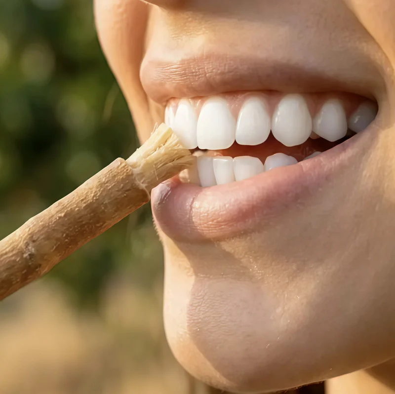 🌿 Natural Miswak Toothbrush Stick Oral Daily- Individually Wrapped, Traditional Toothbrush for Fresh Breath & Healthy Gums-JX