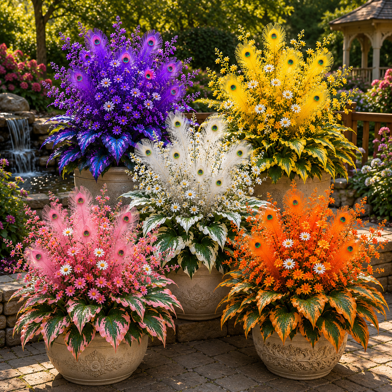 🏠🤗Peacock Flame Hosta Seeds💥 Stunning colors, illuminating any space-YH