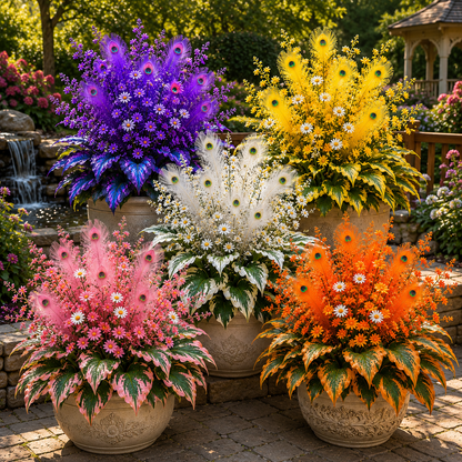 🏠🤗Peacock Flame Hosta Seeds💥 Stunning colors, illuminating any space-YH