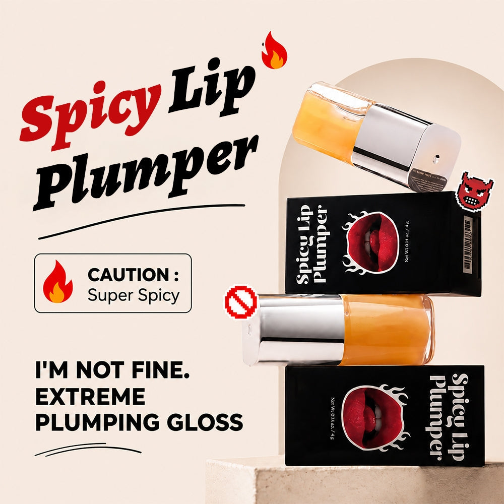 [NEW] Spicy Lip Plumper — Fuller-Looking Lip Plumper Gloss-JX