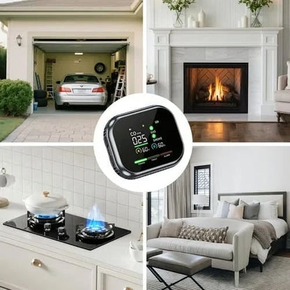 6-in-1 Combustible Gas Detector – Fast & Accurate Leak Alarm for Home & Office Safety-YH