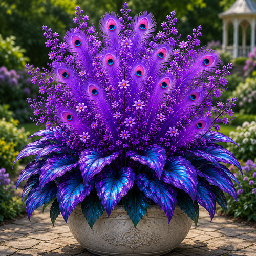 🏠🤗Peacock Flame Hosta Seeds💥 Stunning colors, illuminating any space-YH