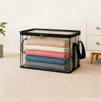 🎁 📦Large Heavy-Duty Thick Plastic Clear Storage Bag for Clothes, Moving & Storage-ZGD