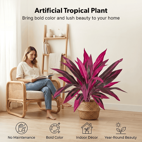 🎁 Last Day 60% OFF - Artificial Boston Fern & Dragon's Blood Tree Plants-YH