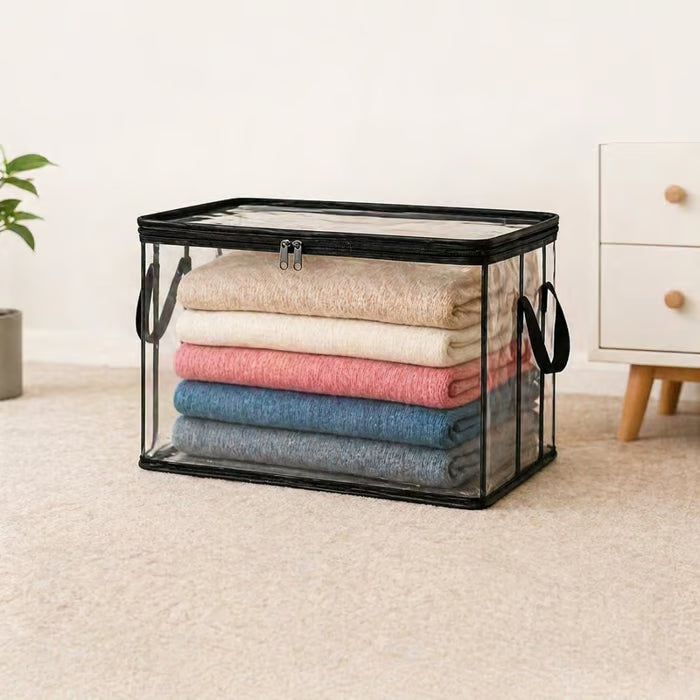 🎁 📦Large Heavy-Duty Thick Plastic Clear Storage Bag for Clothes, Moving & Storage-ZGD