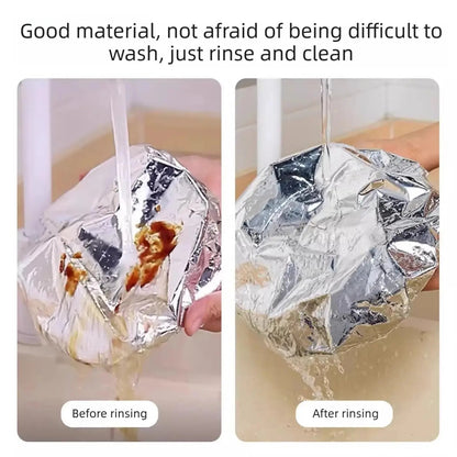 Food Container Aluminum Foil Heat-Retaining Cover(50 Pcs)-CW