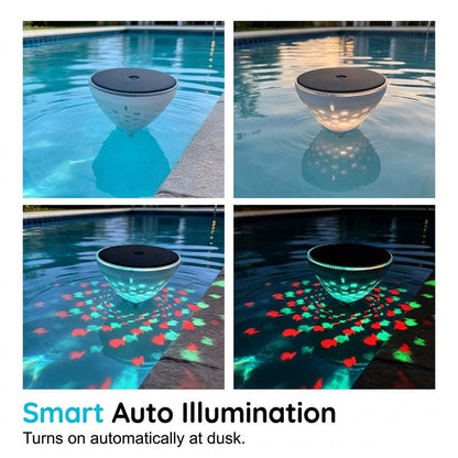 🎁2026 Hot Sale 50% OFF💕Solar Floating Pool Light with Fish Projection-ANN