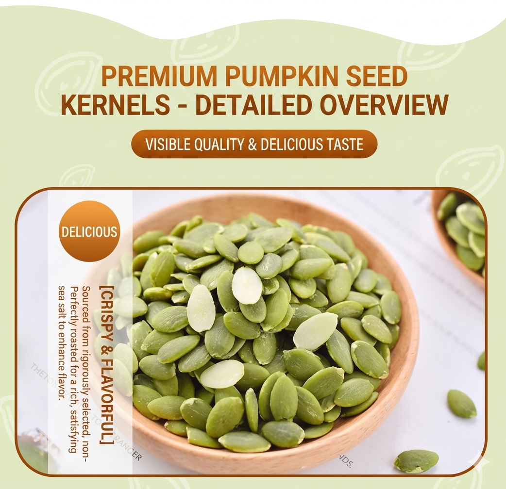 Premium Roasted Pumpkin Seeds – Crunchy, Healthy, & Perfect for Snacking! 🎃 Limited Time Offer!-JX