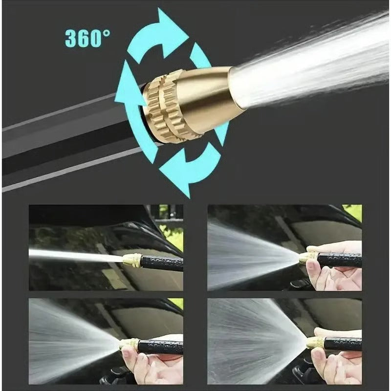 【FathersDayGift】Portable High Pressure Water Sprayer, Adjustable Garden Hose Nozzle Sprayer, Car Washing & Maintenance Tool, Pet Cleaning Tool & Dealsforyoudays-ANN