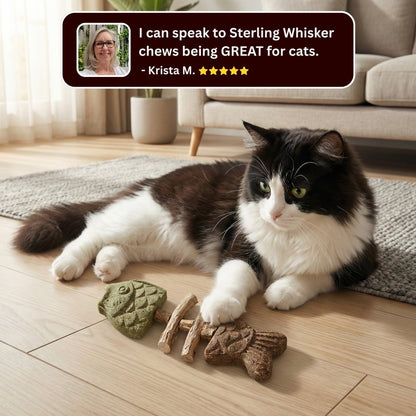 Catnip & Silvervine Chew-JX