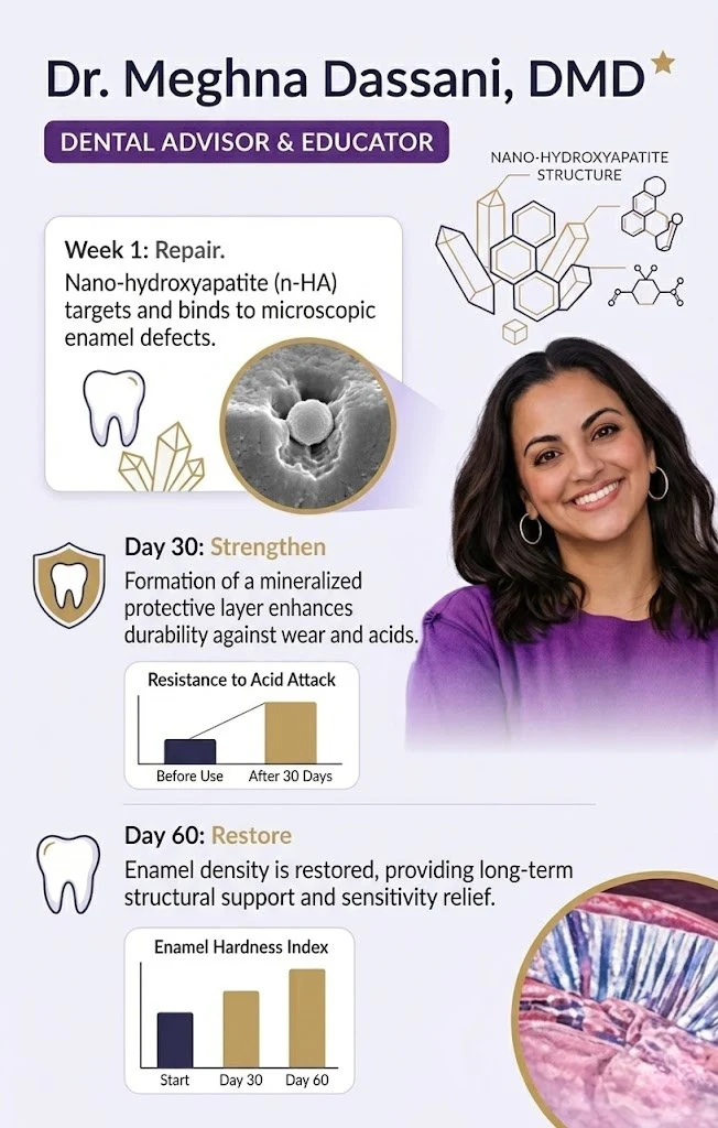 Gentle Fix Toothpaste with 8% NHAP, Advanced Oral Care Plan-JX