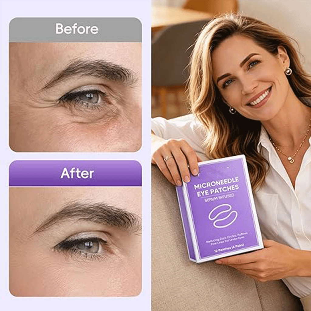 👁️👁️👁️ Upgraded New Packaging WAKE UP LOOKING YEARS YOUNGER Hyaluronic Acid Microneedle Eye Mask-ZGD