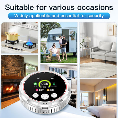 🏠 5-in-1 Smart Air Safety Monitor-YH