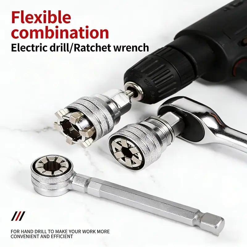 🚗Multi-Function Universal Socket Wrench Tool-YH