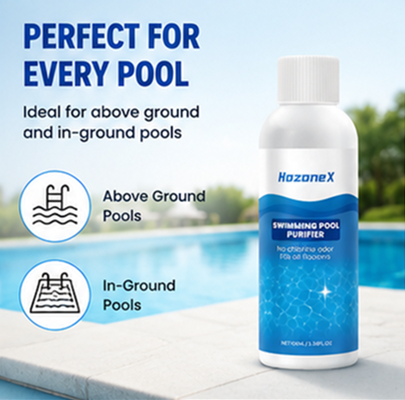 Pool Water Purifier Liquid | Clears Cloudy Green Pools, Improves All Filter Systems & Cuts Pool Maintenance Time-ANN